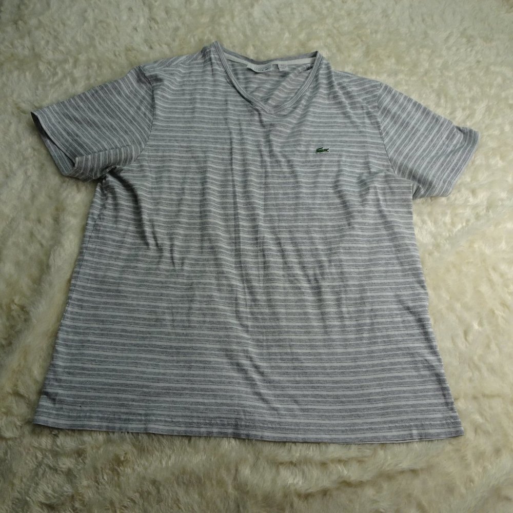 Lacoste Regular Fit Tan Shirt Size 6 (XL)